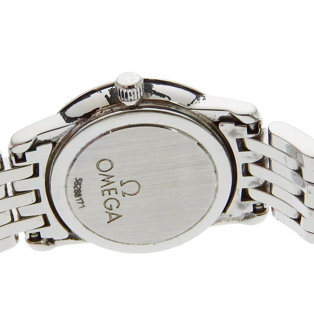 OMEGA Watches Quartz 4570.31 Stainless Steel Silver Devil Silver dial Women Used Authentic