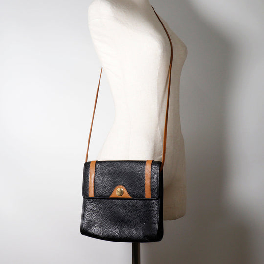 Christian Dior Shoulder Bag leather black Women Used Authentic