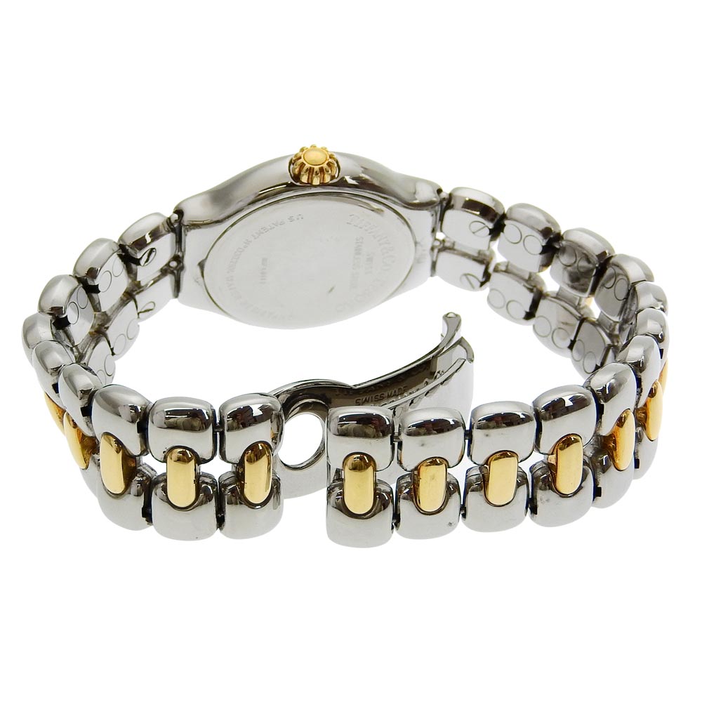TIFFANY&Co. Watches Quartz L0112 Stainless Steel white Tisolo White dial Women Used Authentic