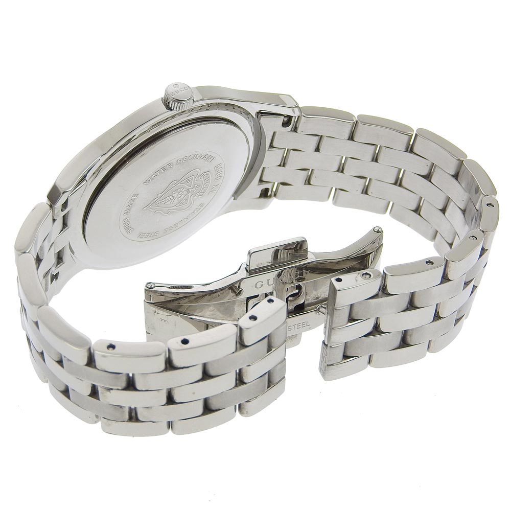 GUCCI Watches Quartz 5500XL Stainless Steel Silver Silver dial mens Used Authentic