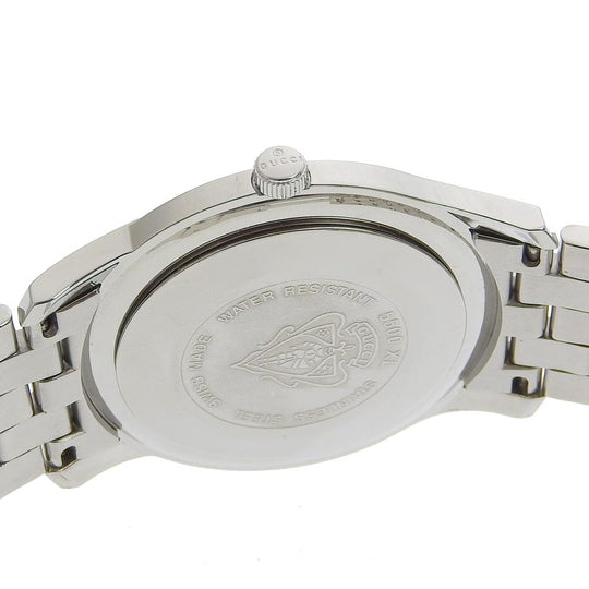 GUCCI Watches Quartz 5500XL Stainless Steel Silver Silver dial mens Used Authentic