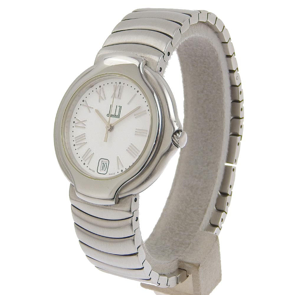 Dunhill Watches Quartz 8001 Stainless Steel white Millennium White dial mens Used Authentic