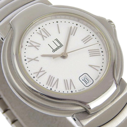 Dunhill Watches Quartz 8001 Stainless Steel white Millennium White dial mens Used Authentic