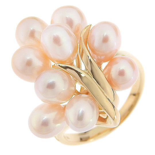 TASAKI Ring K18 Yellow Gold, Pearl gold Pearl Women Used Authentic