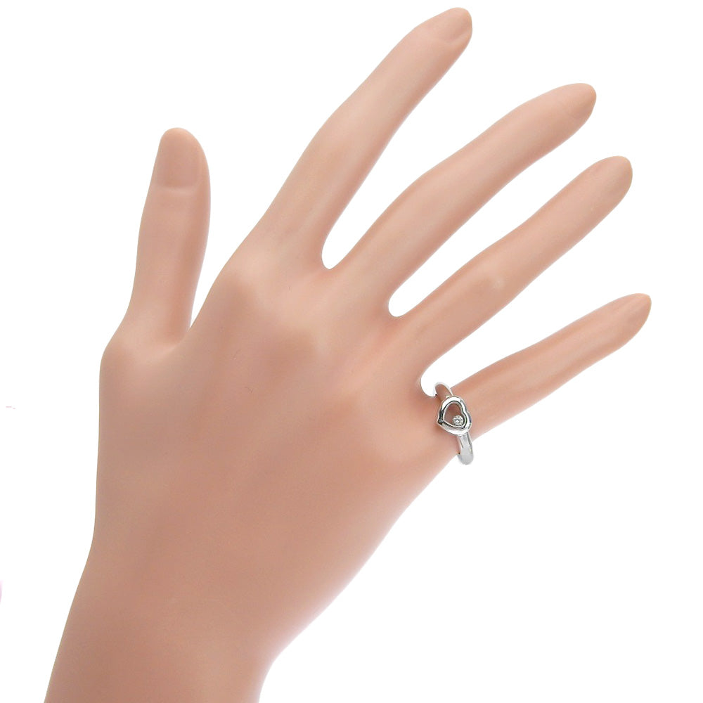 Chopard Ring 82/2889/20 K18 White Gold, Diamond White gold Happy diamond Women Used Authentic