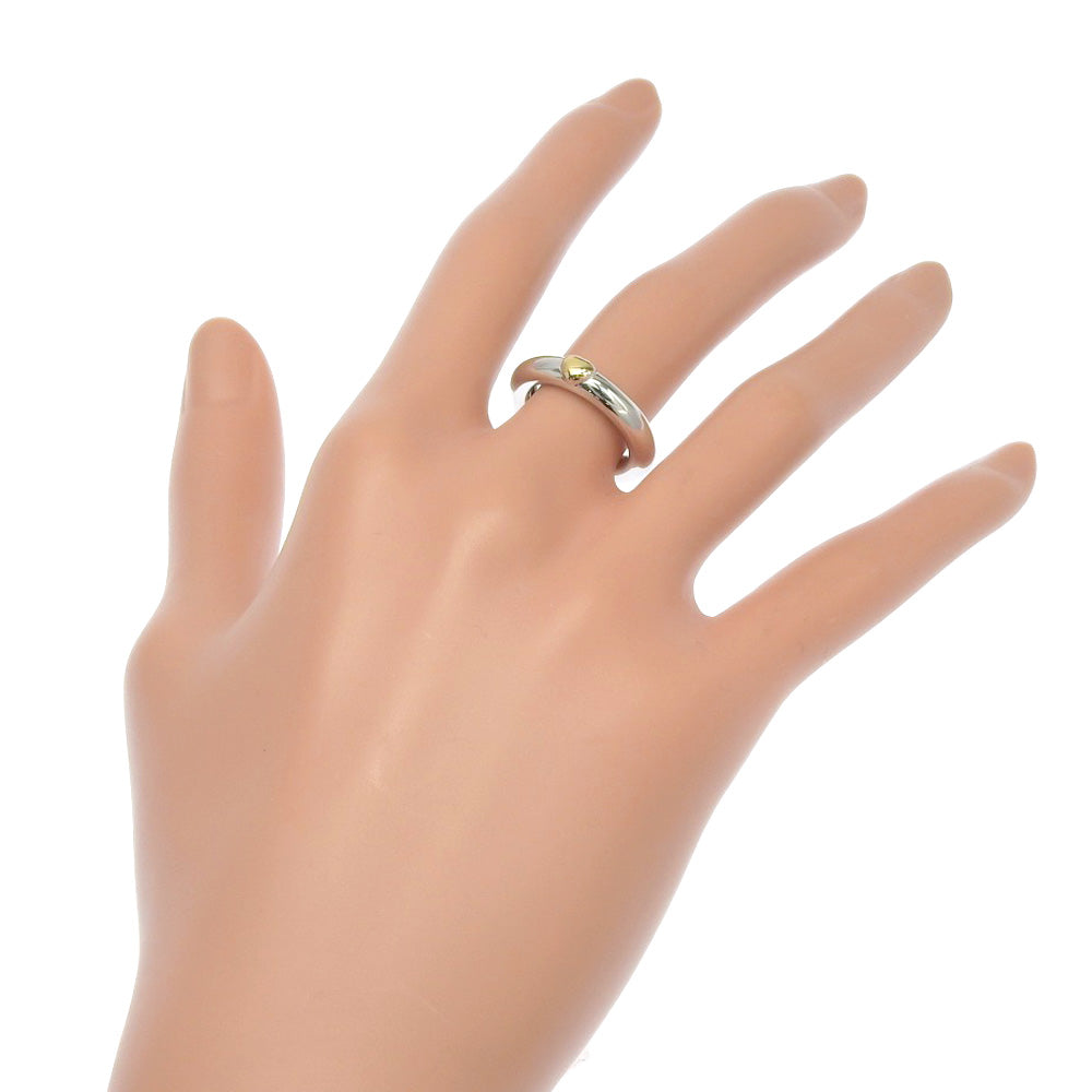 TIFFANY&Co. Ring K18 white gold Silver Friendship Women Used Authentic