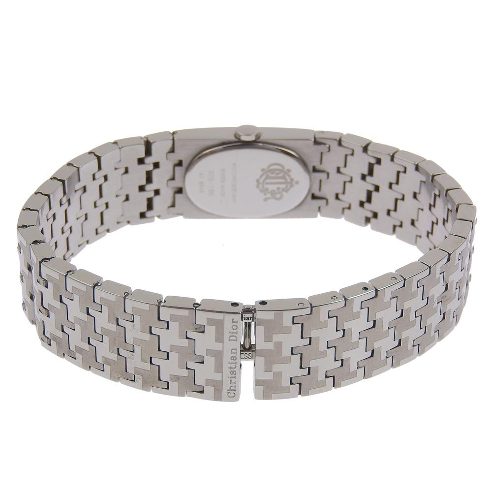 Dior Watches Quartz D70-100 Stainless Steel Silver Miss Dior black dial Women Used Authentic
