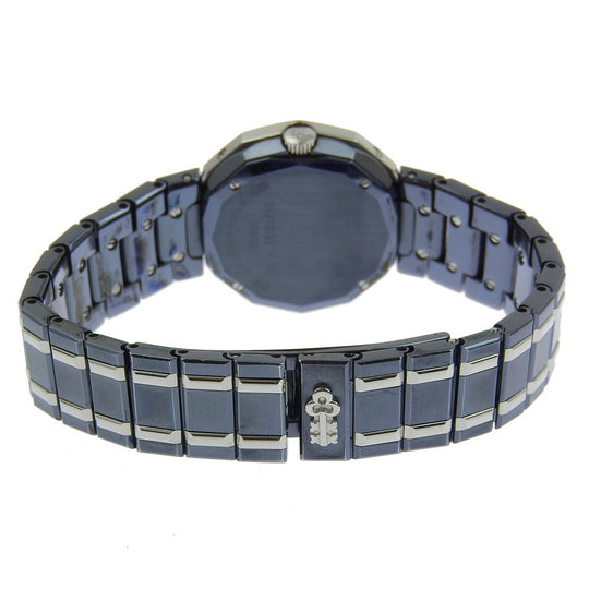 CORUM Watches Quartz 39.610.30 V-50 Stainless Steel, Gun Blue Navy Admirals cup Navy dial Women Used Authentic