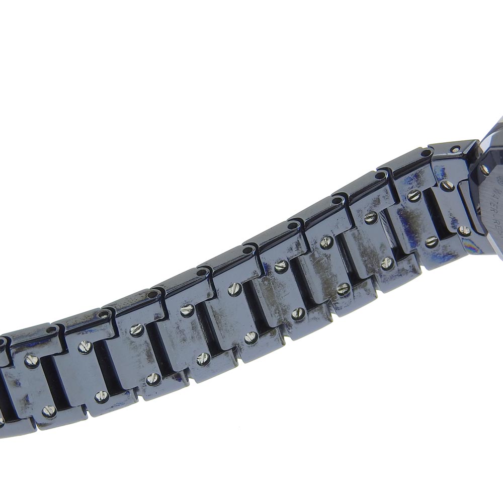 CORUM Watches Quartz 39.610.30 V-50 Stainless Steel, Gun Blue Navy Admirals cup Navy dial Women Used Authentic