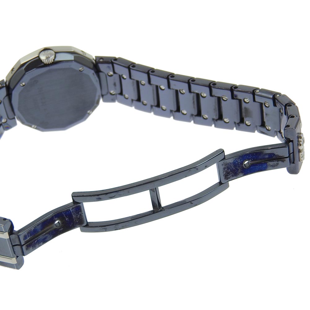 CORUM Watches Quartz 39.610.30 V-50 Stainless Steel, Gun Blue Navy Admirals cup Navy dial Women Used Authentic