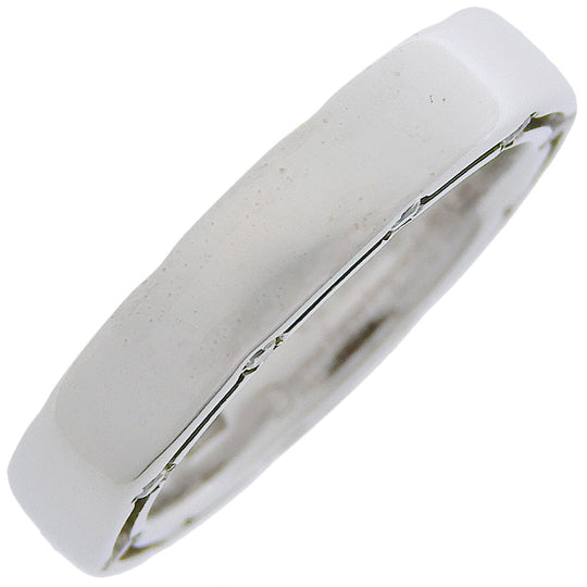 Damiani Ring K18 White Gold, Diamond WG Fine jewelry Brad Pitt D side Women Used Authentic