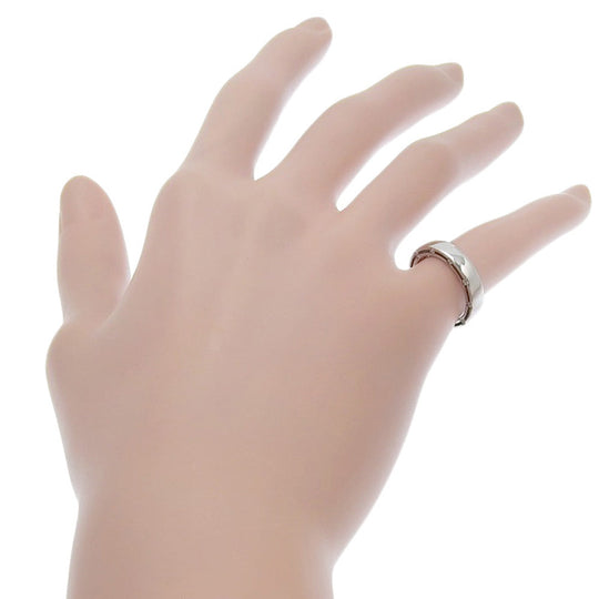 Damiani Ring K18 White Gold, Diamond WG Fine jewelry Brad Pitt D side Women Used Authentic