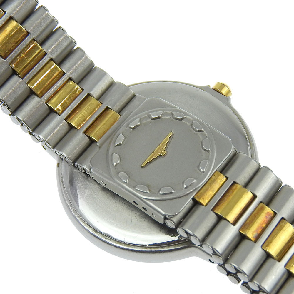 LONGINES Watches Quartz 4010 Stainless Steel Silver Moon phase Conquest White dial