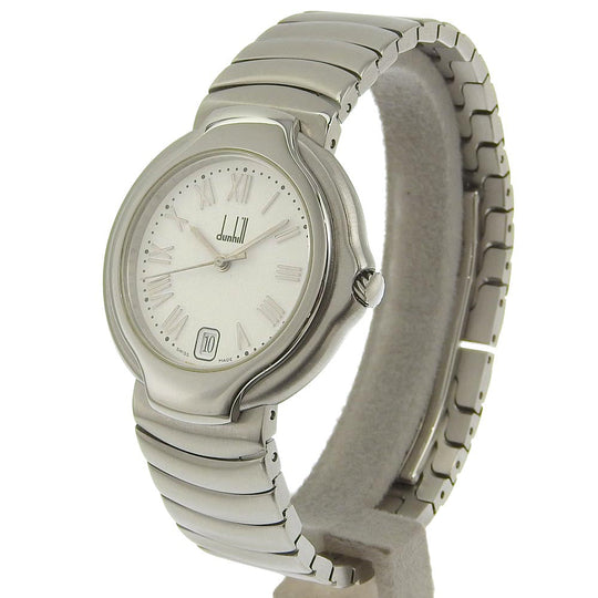 Dunhill Watches Quartz 8001 Stainless Steel Silver Millennium White dial mens Used Authentic