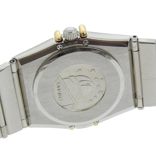 OMEGA Watches Quartz Stainless Steel Silver Constellation Mini White dial Women Used Authentic