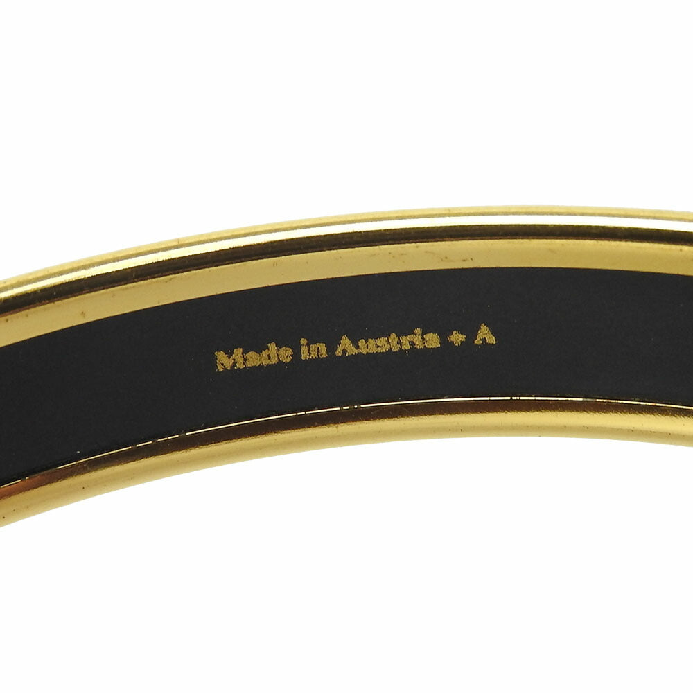 HERMES Bangle Gold Plated gold Enamel Gold Plated