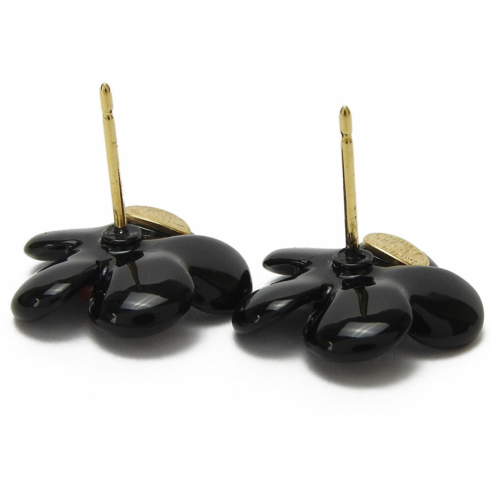 CHANEL Pierce plastic black