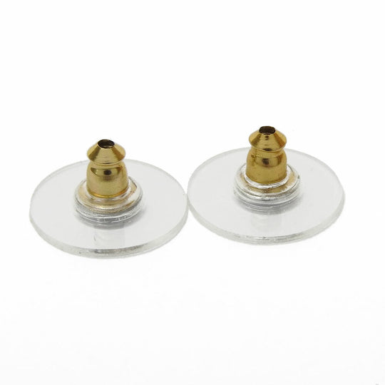 CHANEL Pierce plastic black