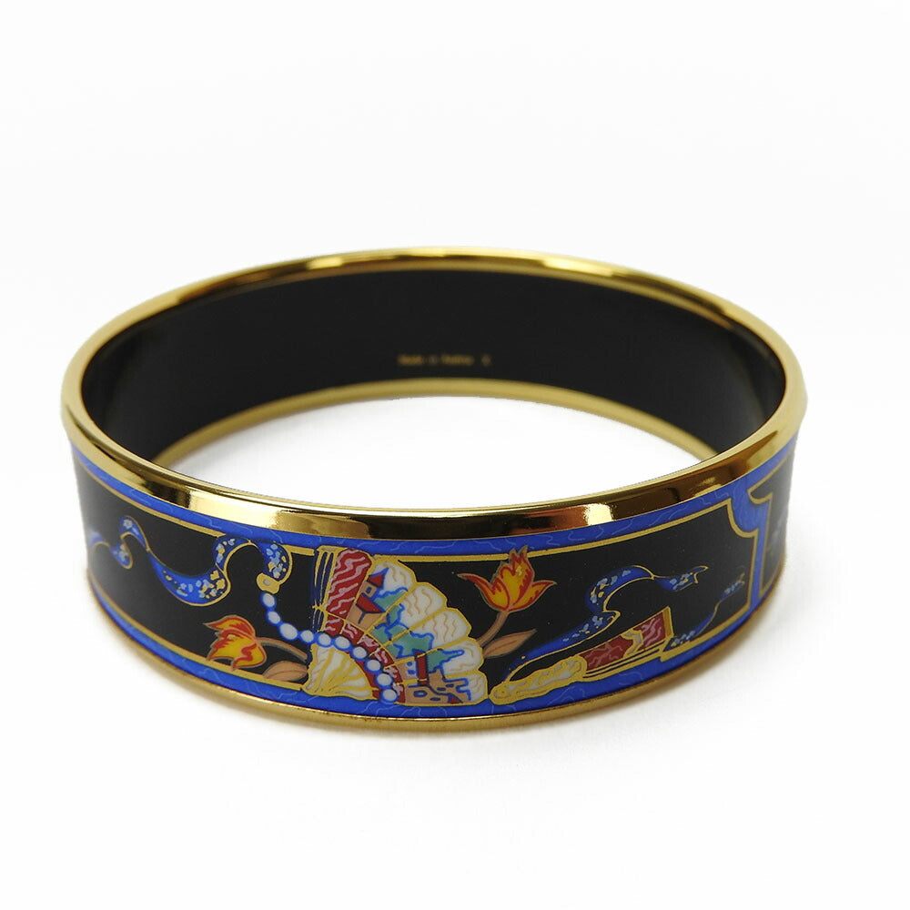 HERMES Bangle Gold Plated gold Enamel Gold Plated