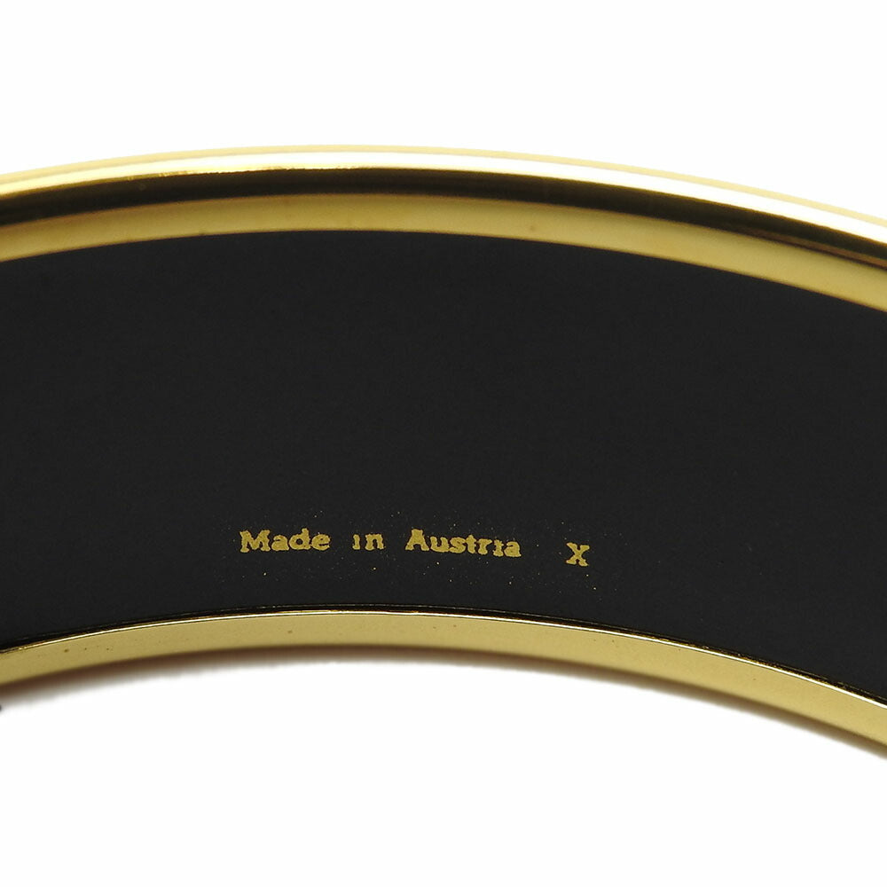 HERMES Bangle Gold Plated gold Enamel Gold Plated