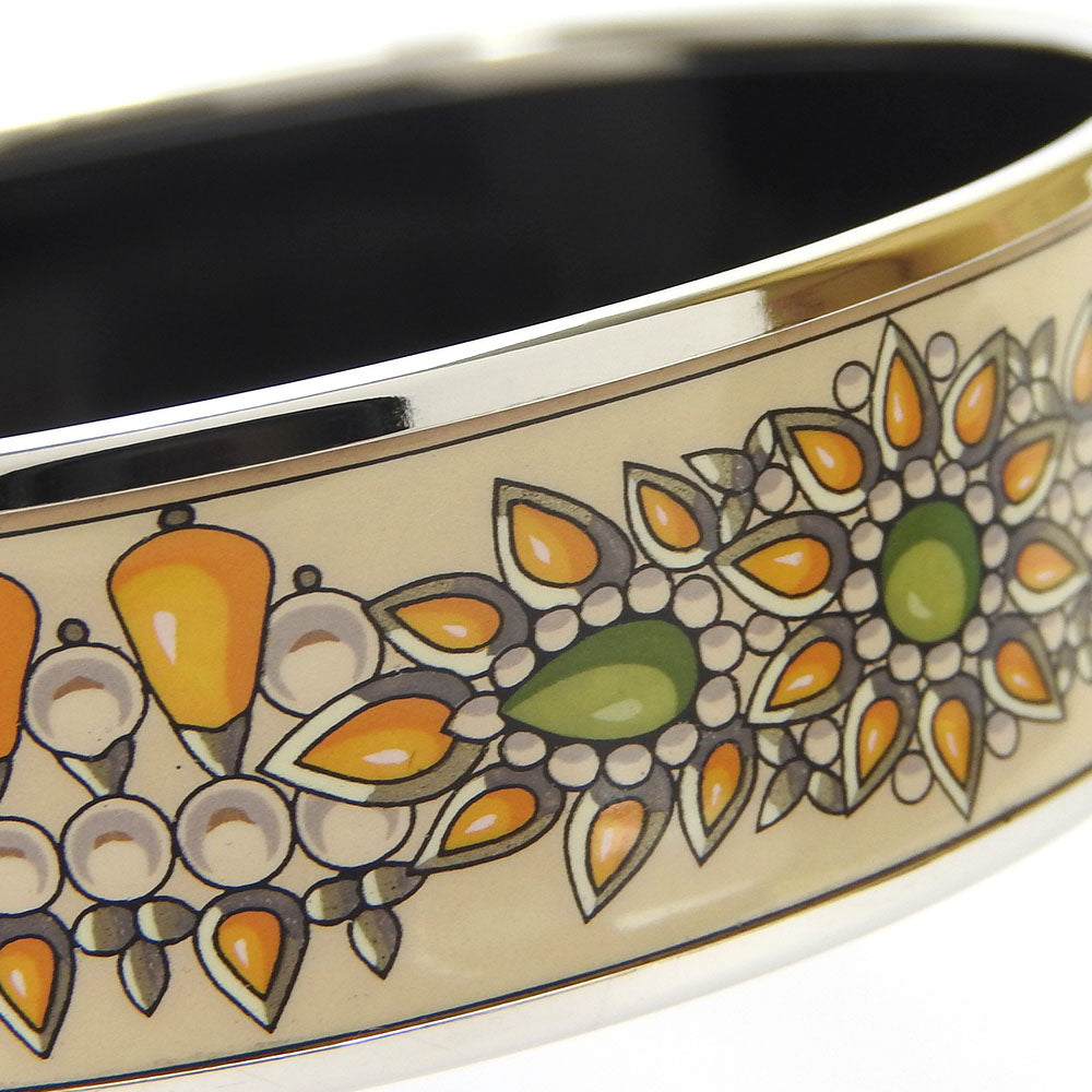 HERMES Bangle metal Silver Emilel GM