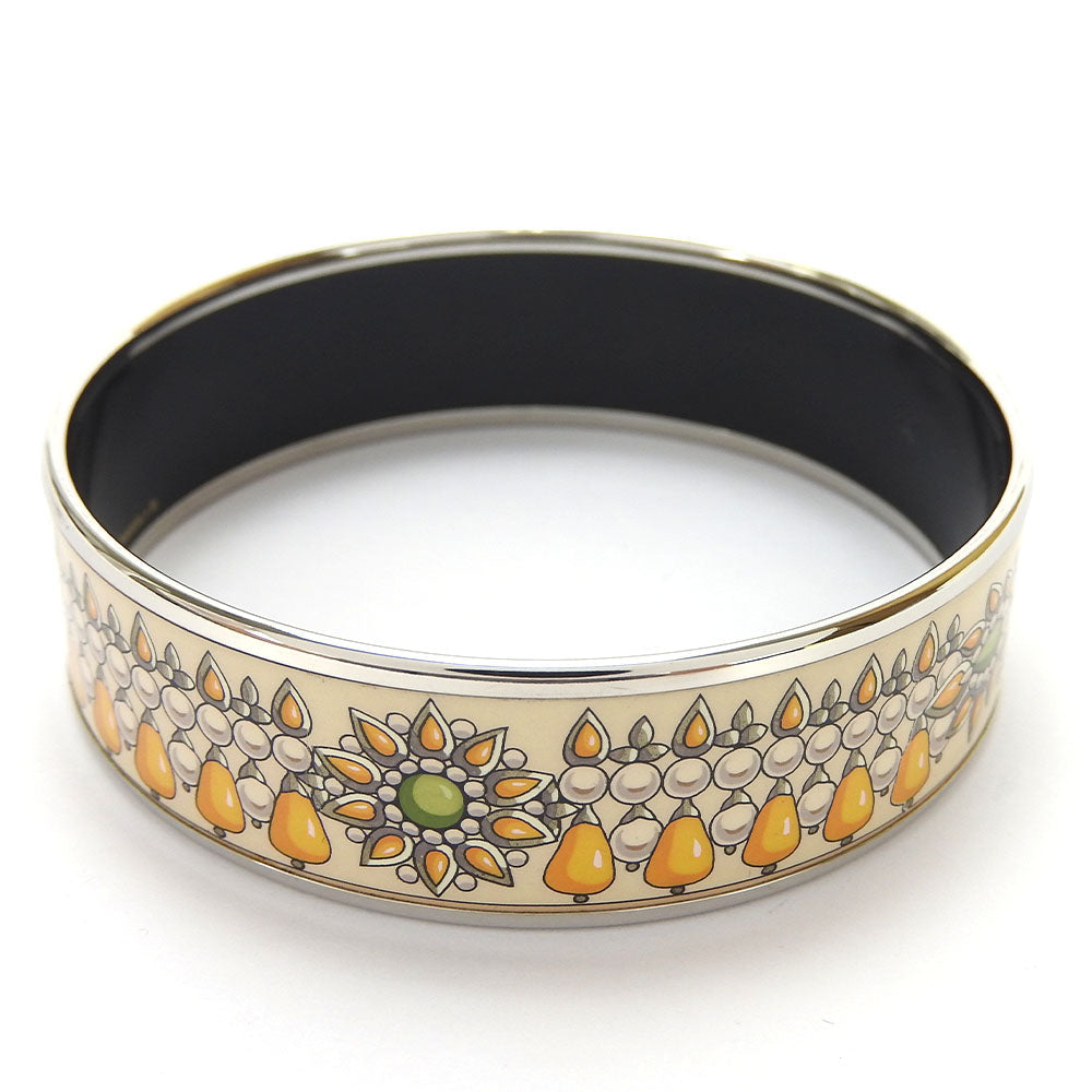 HERMES Bangle metal Silver Emilel GM