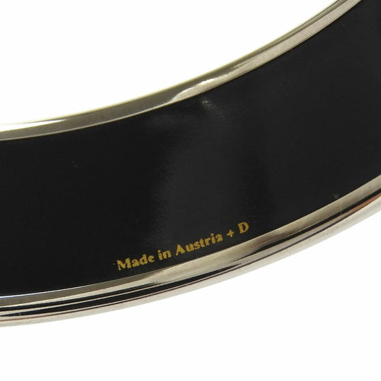 HERMES Bangle metal Silver Emilel GM