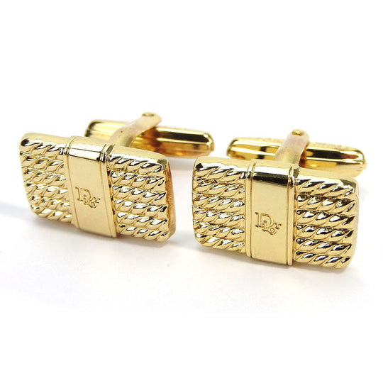 Christian Dior cuffs metal gold