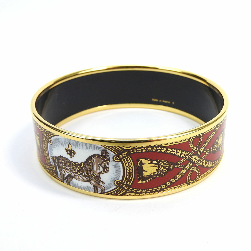 HERMES Bangle metal Red