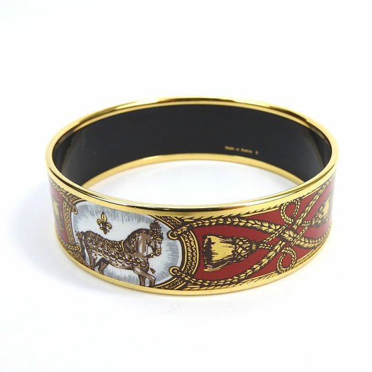 HERMES Bangle metal Red