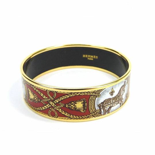 HERMES Bangle metal Red