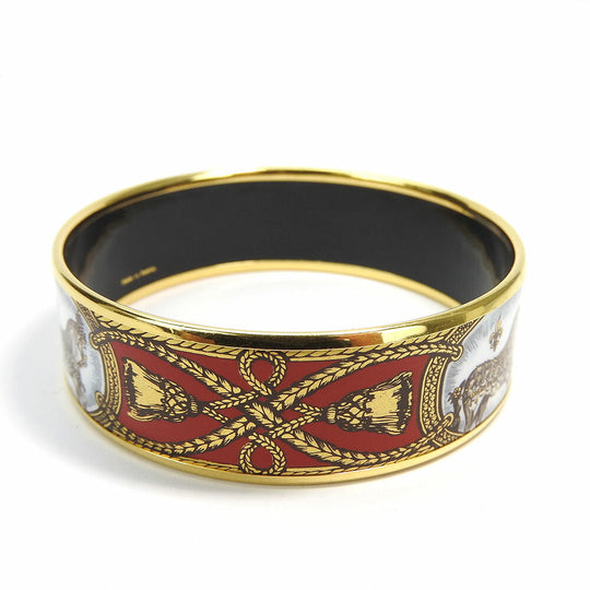 HERMES Bangle metal gold Emile
