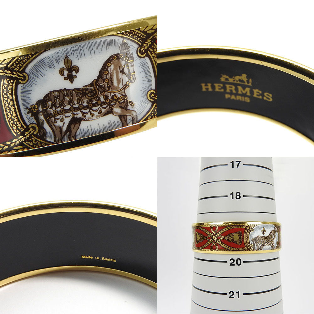 HERMES Bangle metal gold Emile