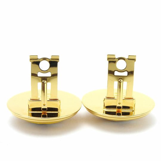 HERMES Earring metal gold Emile