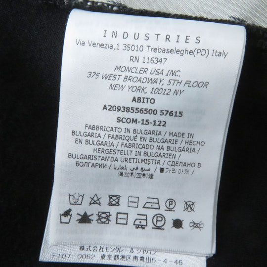 MONCLER one piece polyester black S