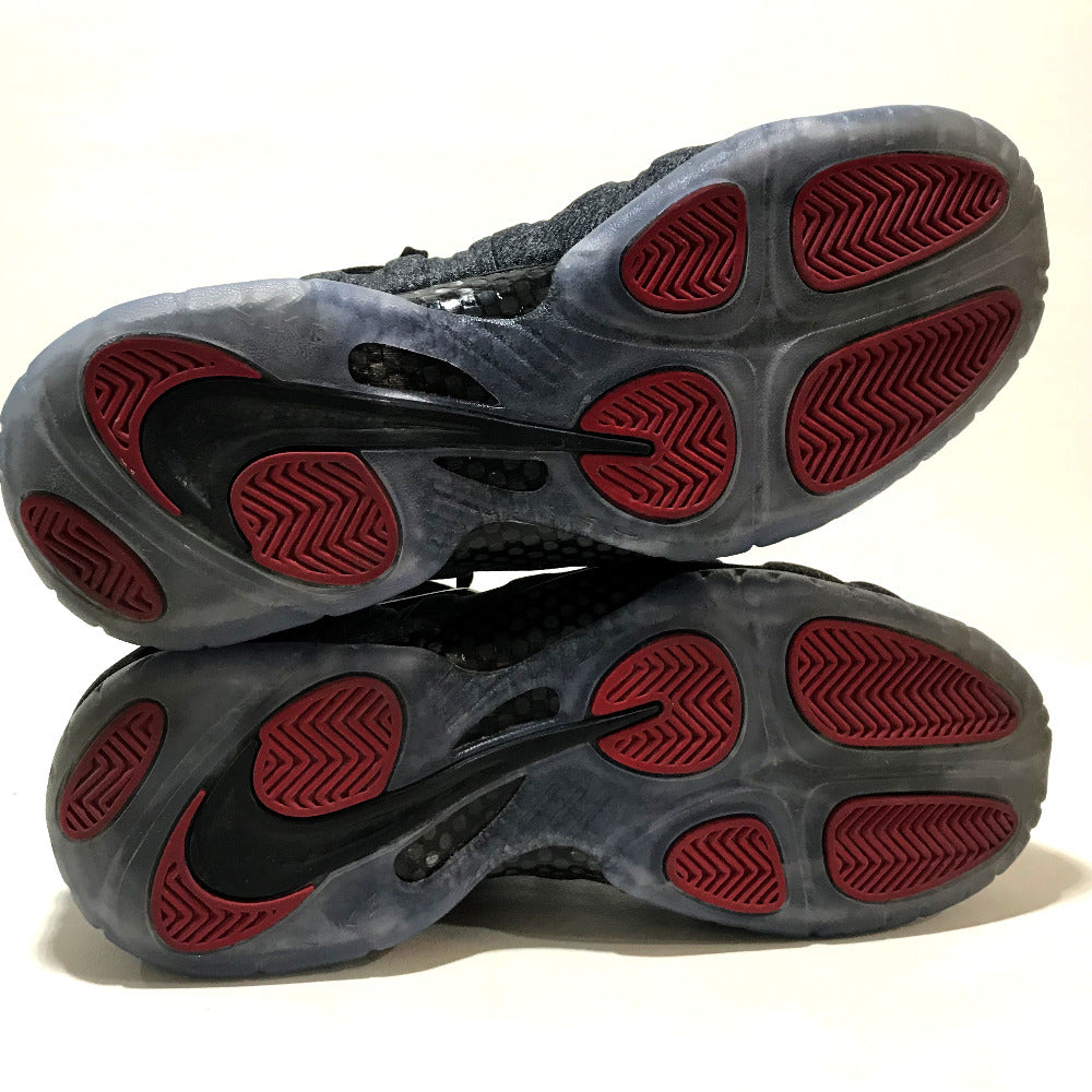 NIKE sneakers 624041-007 Synthetic resin gray Side logo Air Form Post Pro mens UK:9 Used Authentic