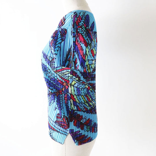 PLEATS PLEASE Cut polyester multicolor <br>Tropical Pattern 4