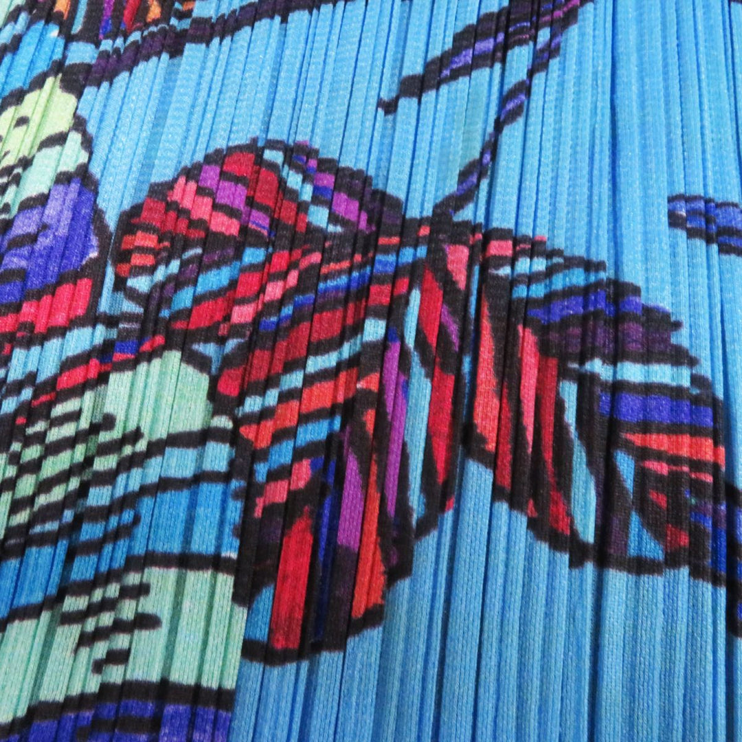 PLEATS PLEASE Cut polyester multicolor <br>Tropical Pattern 4