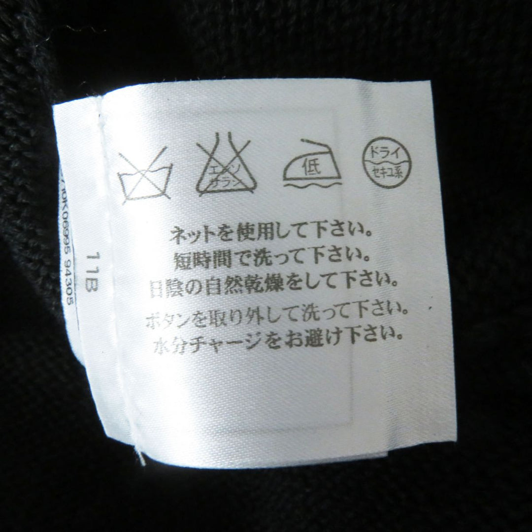 CHANEL knit cotton black 34