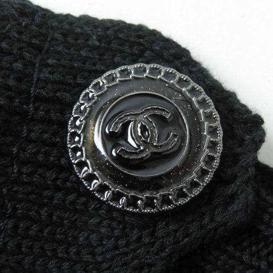 CHANEL knit cotton black 34