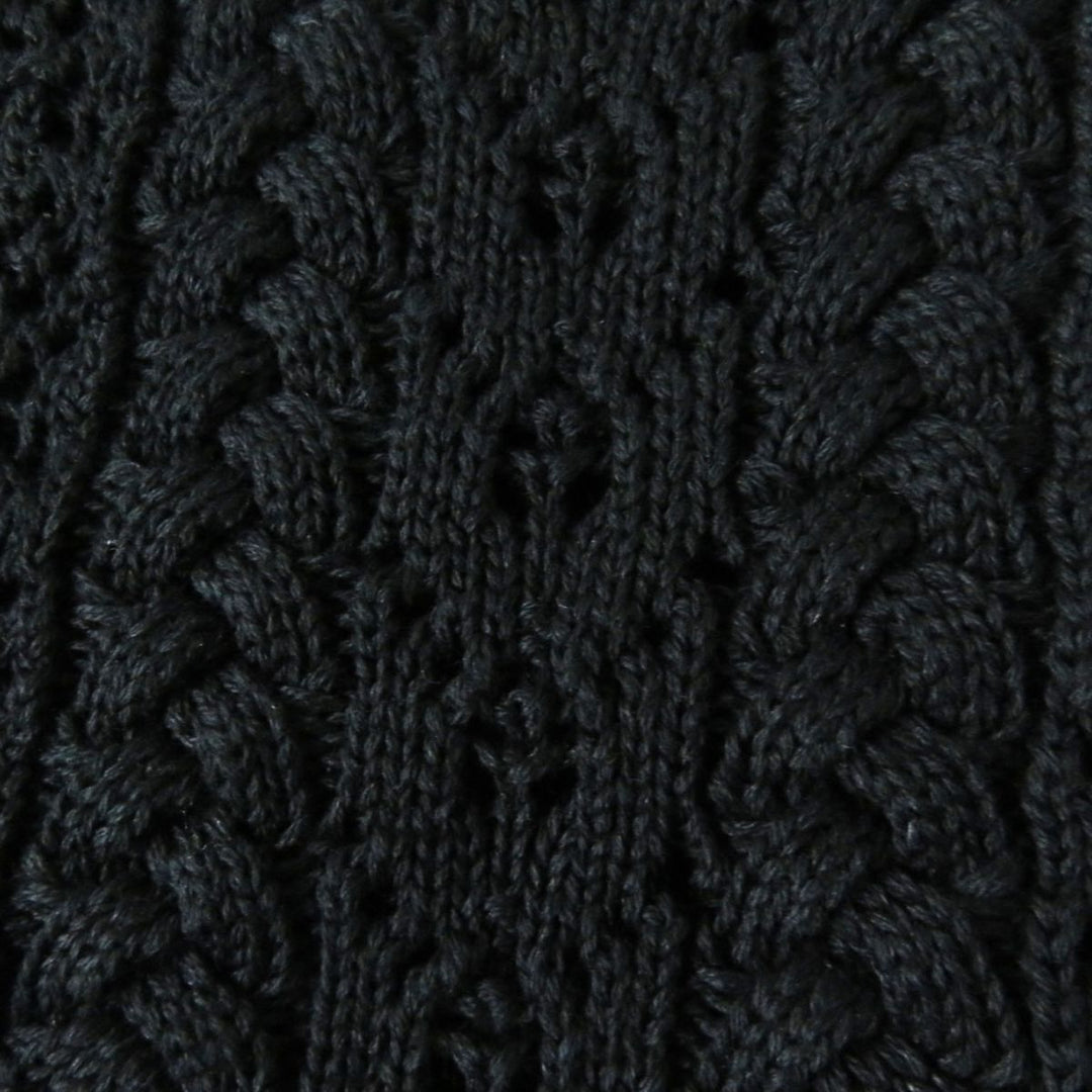 CHANEL knit cotton black 34