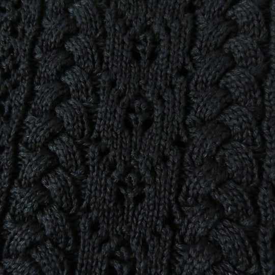 CHANEL knit cotton black 34