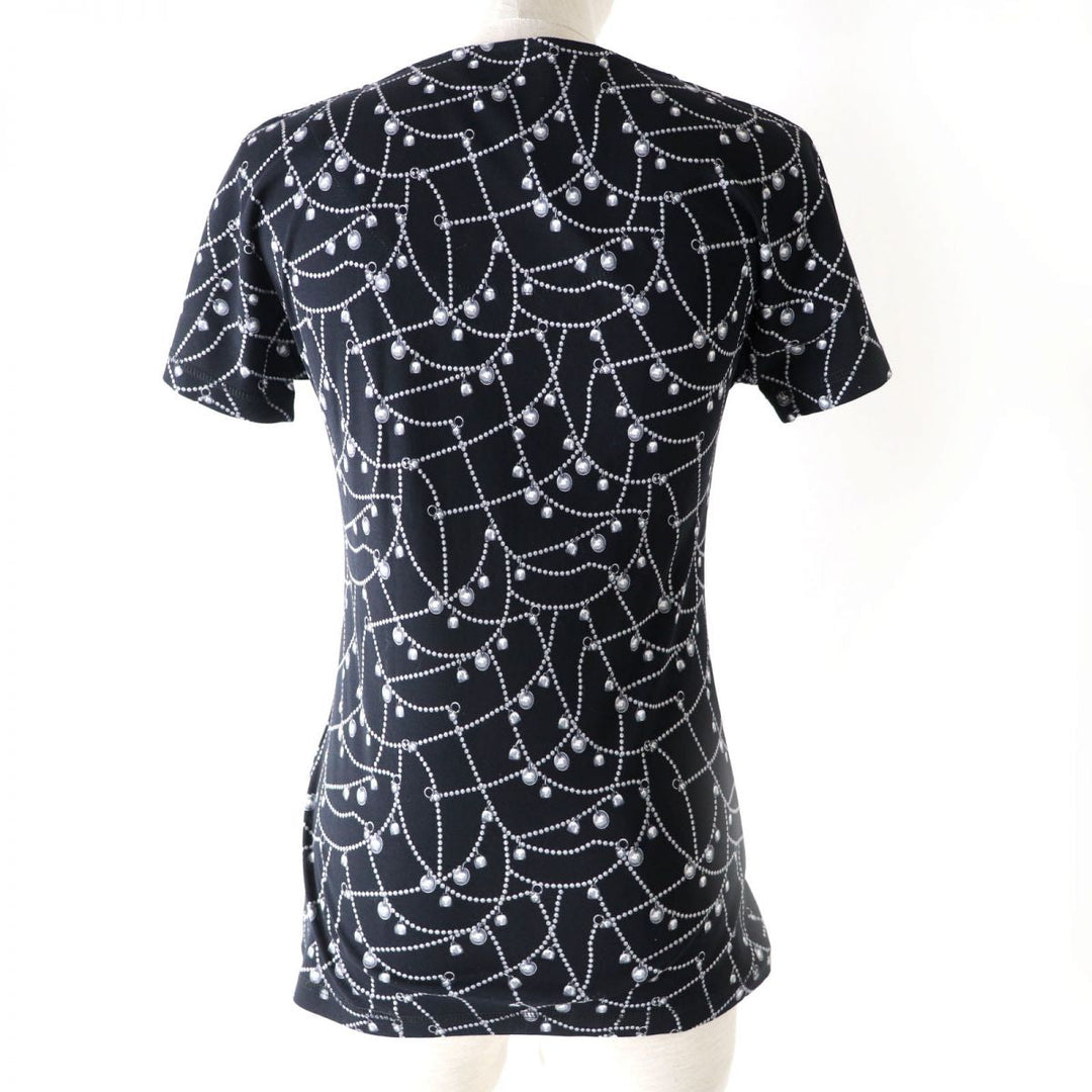 HERMES Cut cotton black Tresor de medor 38