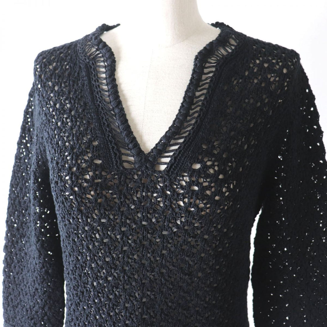 CHANEL one piece cotton black 34