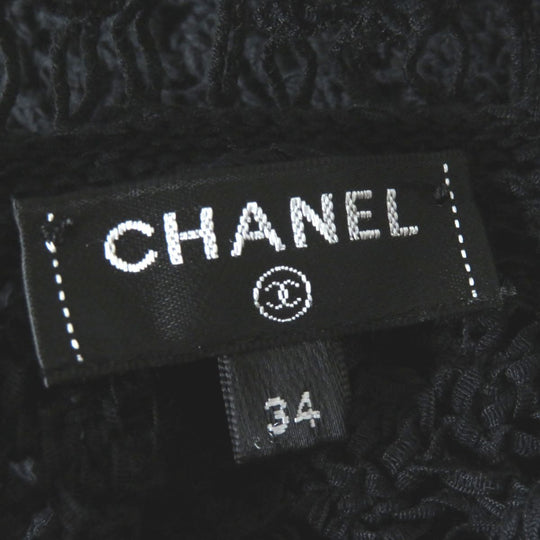 CHANEL one piece cotton black 34