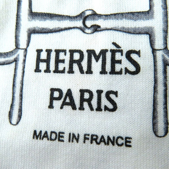 HERMES Short sleeve T-shirt cotton multicolor PARCOURS SANS FAUTE PERFECT COURSE 36