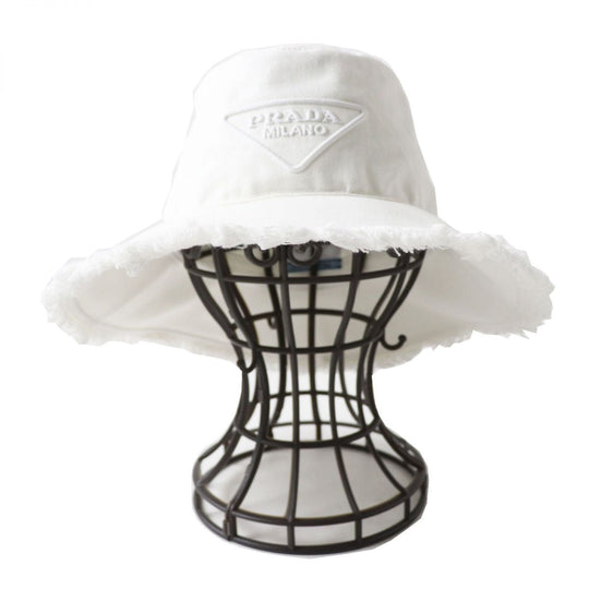 PRADA hat cotton white S
