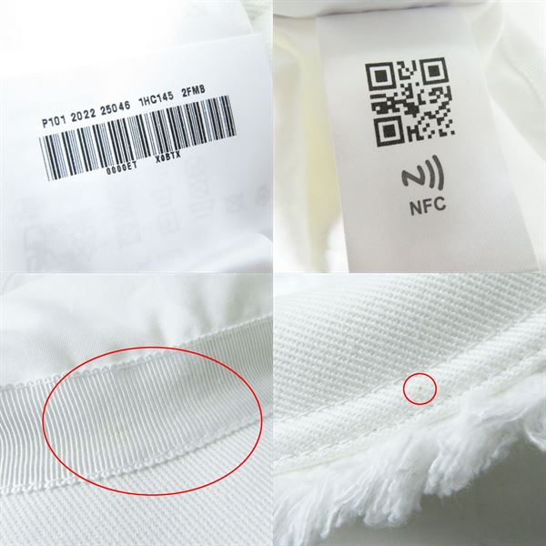 PRADA hat cotton white S