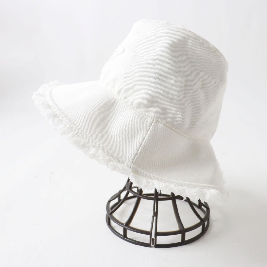 PRADA hat cotton white S