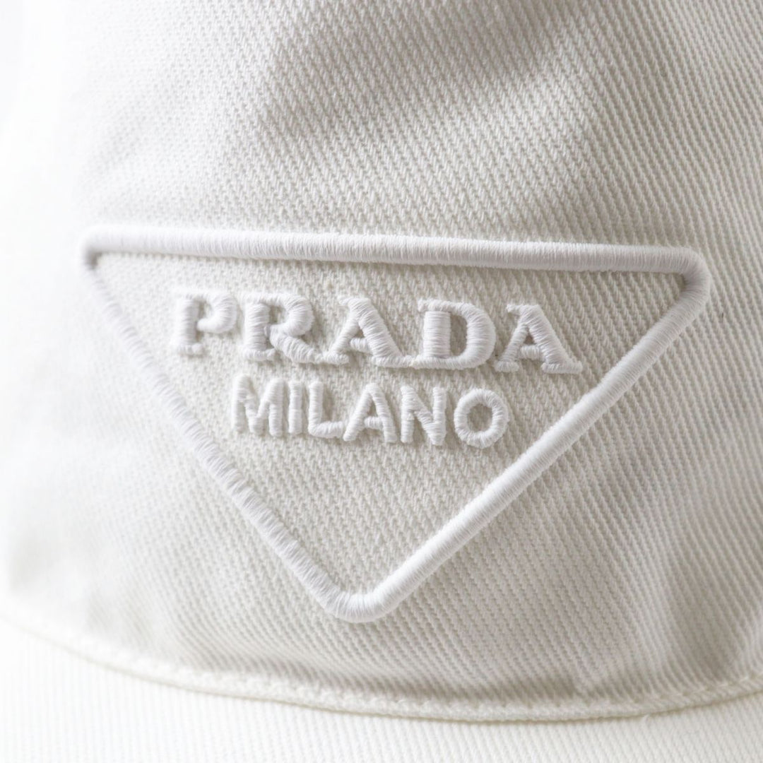 PRADA hat cotton white S